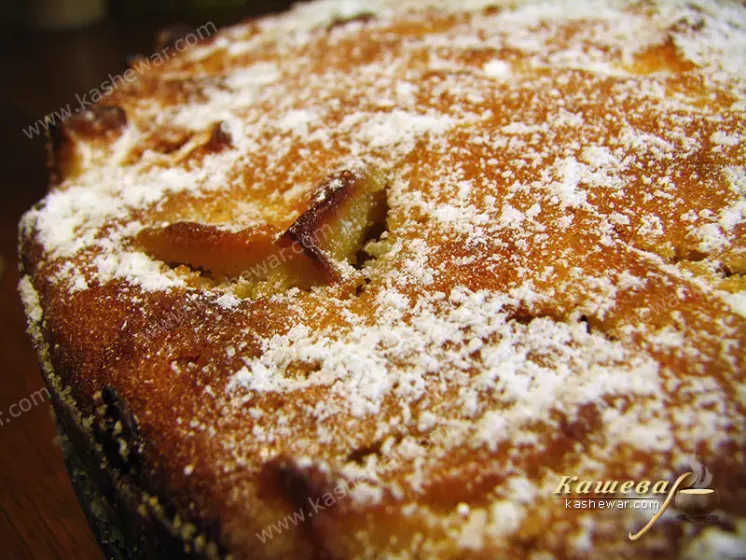 Cinnamon apple pie - recipe with photo, baked