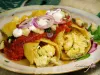Enchilada scrambled eggs - recipe with photo, Mexican cuisine