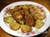 Fried chicken in egg-potato batter - recipe with photo, Moroccan cuisine
