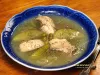Chicken soup with peas and apples – recipe with photo, American cuisine