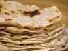 Bran flour cakes (chapati) - recipe with photo, Indian cuisine