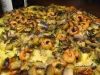 Shrimp polenta with mushrooms - Recipe with Photos, Italian Cuisine