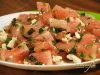 Watermelon and cheese salad - recipe with photo, Jamie Oliver