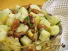 Potato and bean salad – recipe with photo, Moldovan cuisine