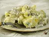 Potato salad with salted cucumbers – recipe with photo, Bulgarian cuisine