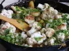 Cauliflower with potatoes and vegetables