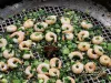 Shrimps with green onions and star anise