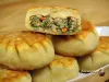 Fried hand pies stuffed with pork and sweet dill - recipe with photo, Chinese cuisine