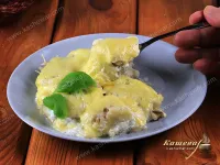Eggplant with ricotta - recipe with photo, main dishes