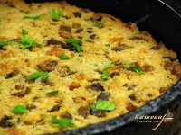 Грибна запіканка з манною крупою – рецепт з фото, німецька кухня