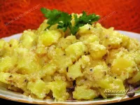 Картопля з кунжутом та йогуртом – рецепт з фото, індійська кухня