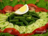 Салат літній з яйцем – рецепт з фото, грузинська кухня