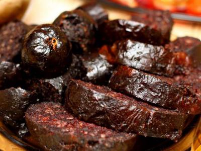 Кровяная колбаса – ингредиент рецептов