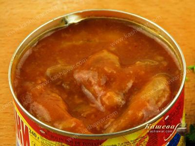 Рыбные консервы в томате – ингредиент рецептов