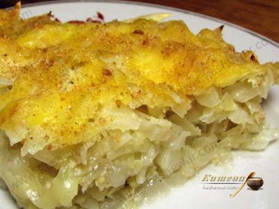 Запеченная капуста с сыром – рецепт с фото, французская кухня