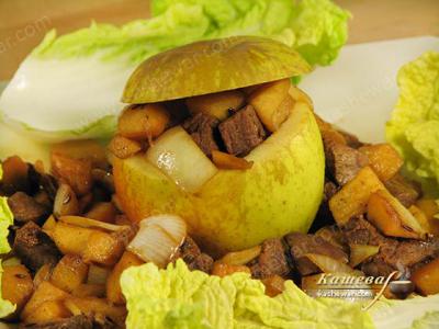 Жареная говядина с яблоками – рецепт с фото, китайская кухня