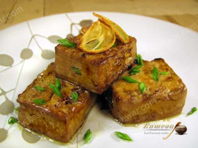 Агедаши тофу – жареный тофу с карамельным соусом