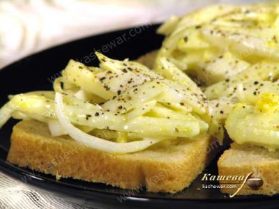 Яблочно-яичная закуска к хлебу – рецепт с фото, шведская кухня