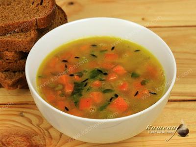 Pea soup with carrots – recipe with photo, Indian cuisine