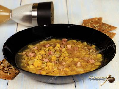 Ham and bacon pea soup