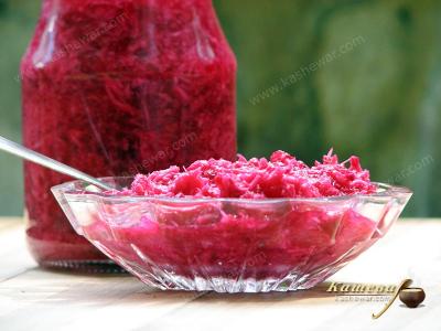 Horseradish with Beets – recipe with photo, Russian cuisine