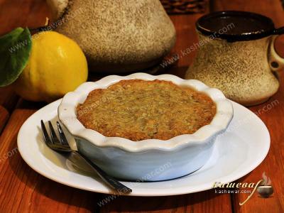 Cereal quince crumble – recipe with photo, English cuisine