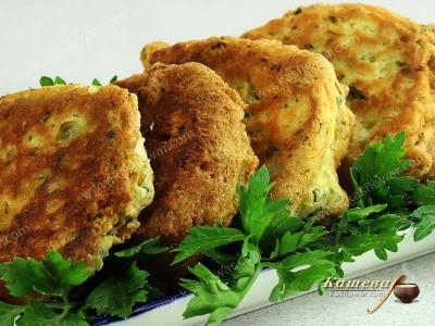 Corn Fritters with Herbs