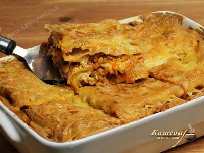 Lasagne with Bolognese Sauce