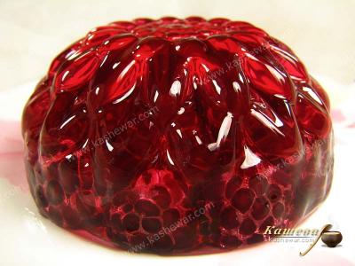 Raspberry in Cherry Jelly – recipe with photo, Russian cuisine