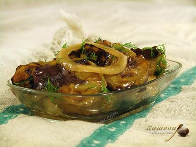 Маринованные баклажаны с базиликом – рецепт с фото, армянская кухня