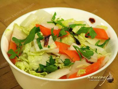Chinese Cabbage Sweet and Sour