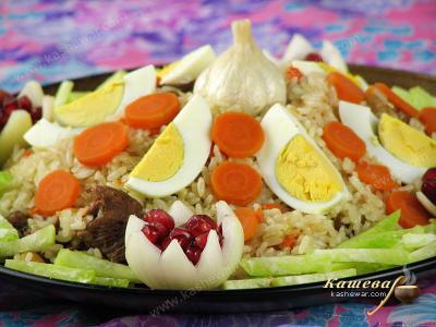 Праздничный узбекский плов «Изобилие» - рецепт с фото, узбекская кухня