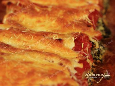 Роллы из листьев лазаньи – рецепт с фото, итальянская кухня