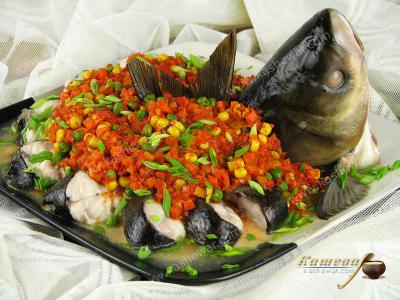 Spring Style Steamed Fish