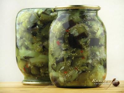 Салат из баклажанов на зиму – рецепт с фото, заготовки на зиму