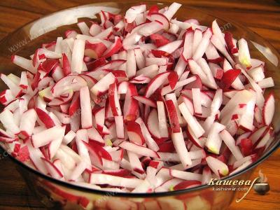 Chopped radish