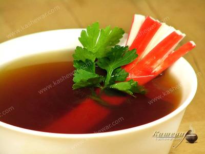 Суп с крабовыми палочками (Осумаси)