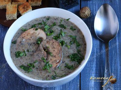 Champignon cream soup – recipe with photo, french cuisine