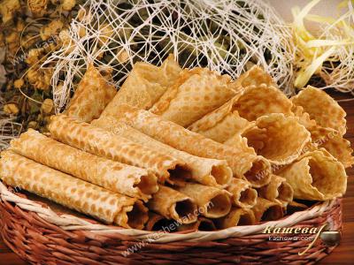 Wafer rolls – recipe with photo, German cuisine