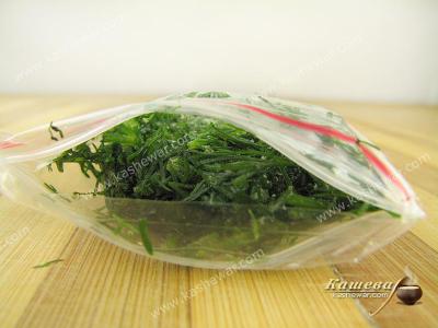 Frozen dill – recipe with photo, food preservation for the winter