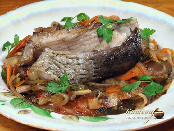 Рыба запеченная с овощами – рецепт с фото, болгарская кухня