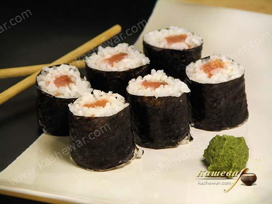 Ролл Сяке-маке – рецепт с фото, японская кухня