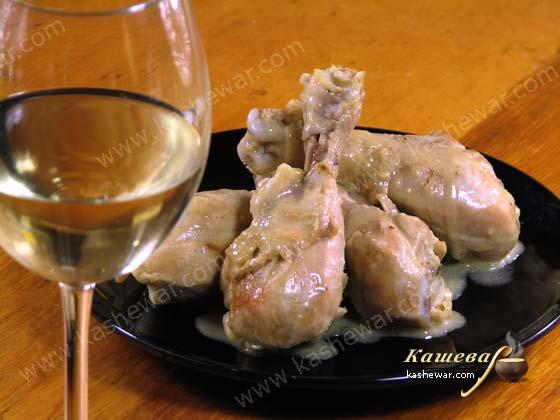 Цыпленок в хересе с чесноком – рецепт с фото, испанская кухня
