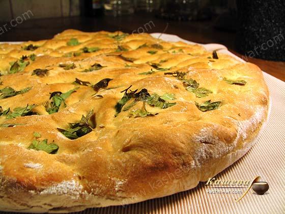 Фокачча с манной крупой и травами – рецепт с фото, итальянская кухня