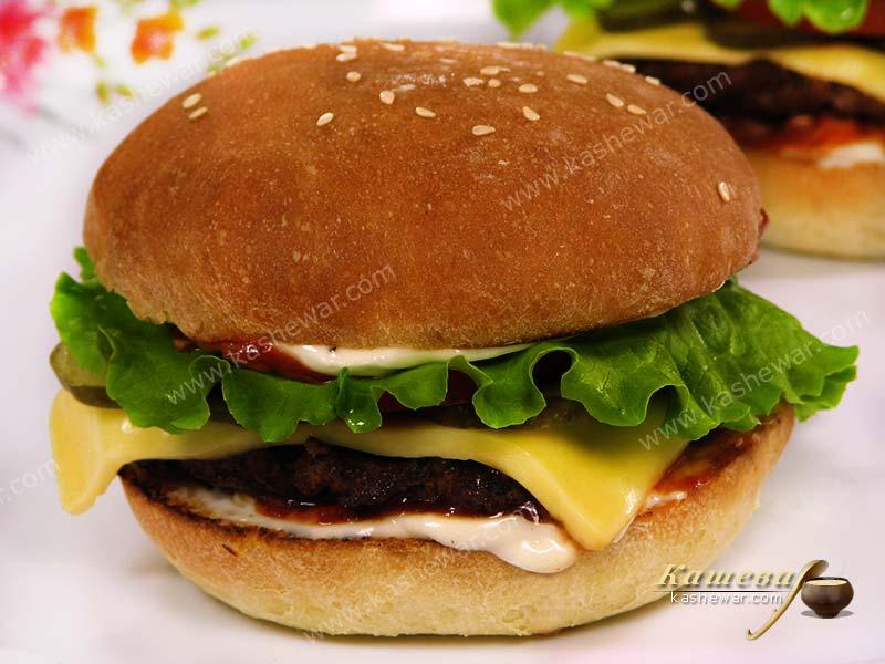Cheeseburger – recipe with photo, american cuisine