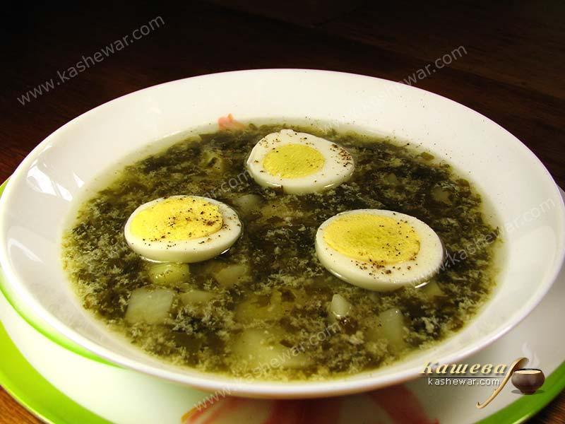 Холодный суп из щавеля – рецепт с фото, еврейская кухня