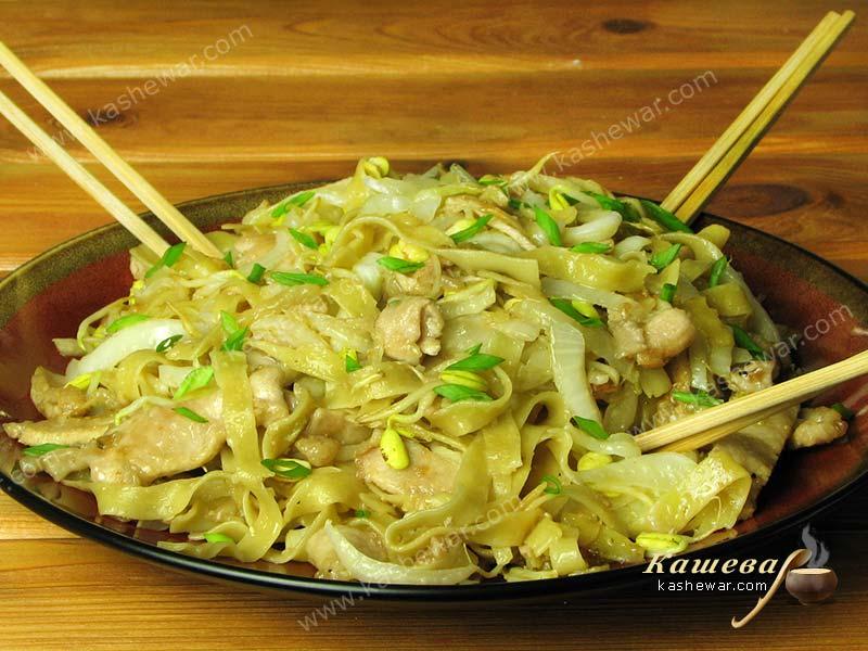 Ломейн из жареной свинины – рецепт с фото, китайская кухня