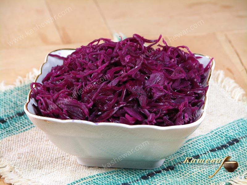 Pickled Red Cabbage – recipe with photo, Ukrainian cuisine
